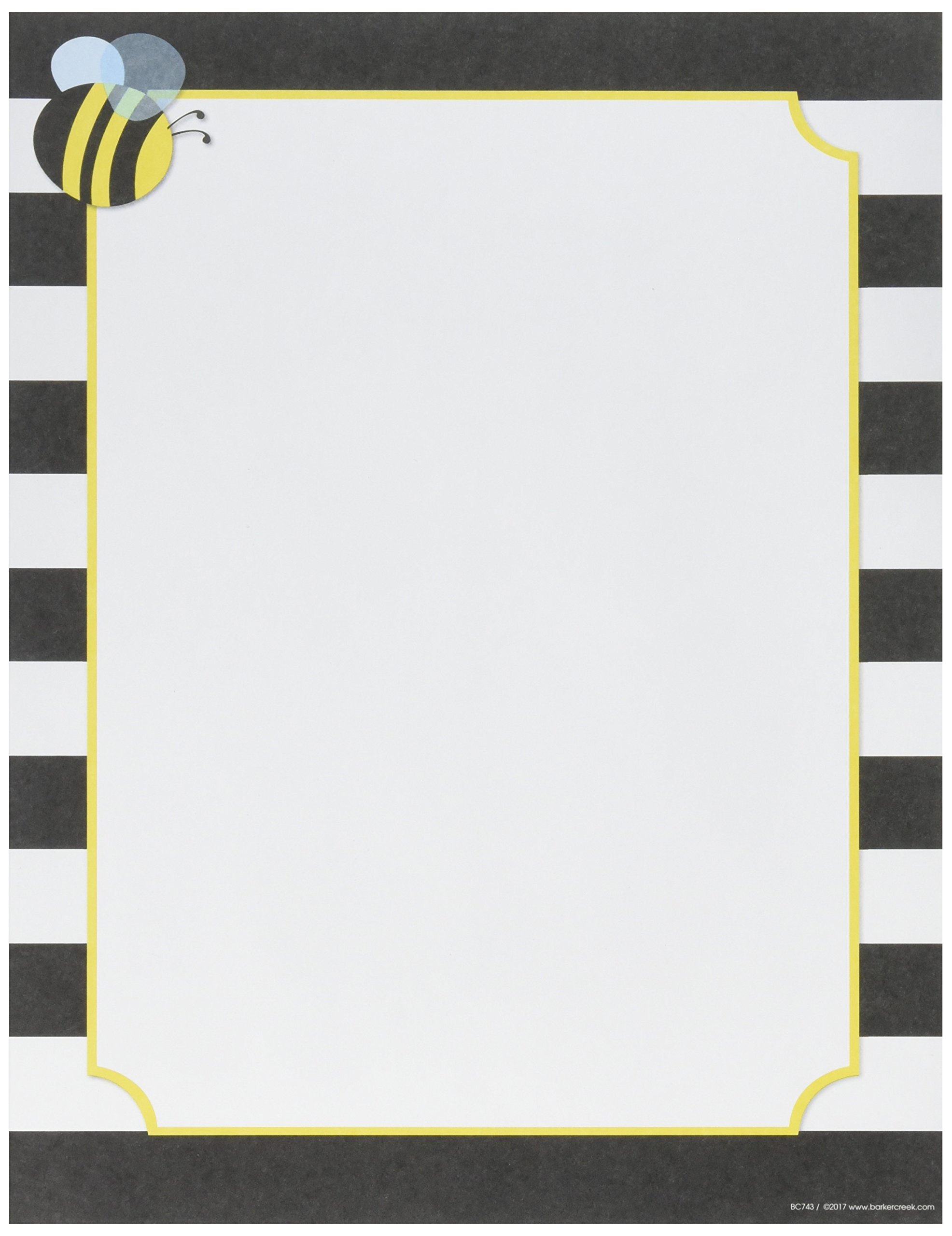 Bee Stationery Printable Bee stationery printable