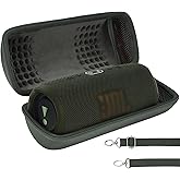 Lebakort Hard Case Compatible with JBL Charge 5 Charge 4 Waterproof Speaker (Green case)