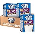Pop-Tarts Toaster Pastries, Breakfast Foods, Kids Snacks, Frosted Cinnamon Roll (12 Boxes, 96 Count)