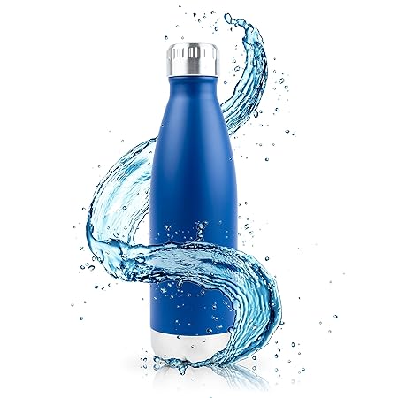 Aislado Botella Gimnasio, Termica Botella de agua acero inoxidable ...