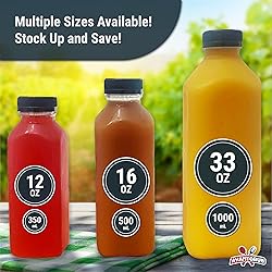 Professional Grade Empty 16.9 Oz Plastic Juice
