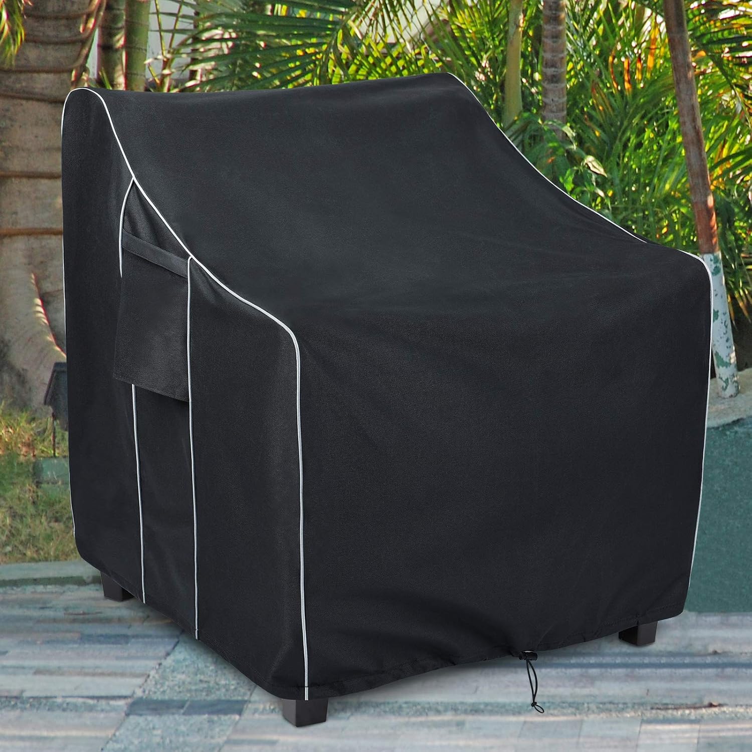 FORSPARK Patio Chair Covers Waterproof, Heavy Duty Outdoor Furniture Chair Covers, Fits up to 32 x 37 x 36 inches (W x D x H) 2 Pack: Kitchen & Dining