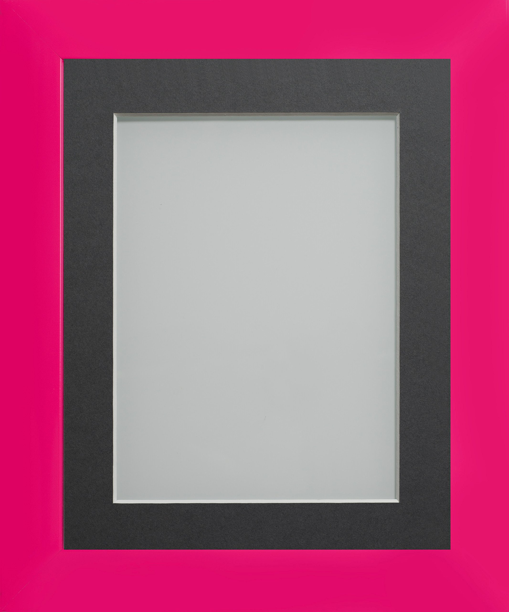 Frame Company Candy Range Hot Pink Picture Photo Frames with Mount *Choice of Colours*