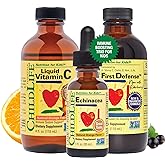 CHILDLIFE ESSENTIALS Immune Support 3-Pack - Liquid Vitamin C, First Defense, and Echinacea - Immune Boosting Supplements for Infants, Toddlers, and Kids