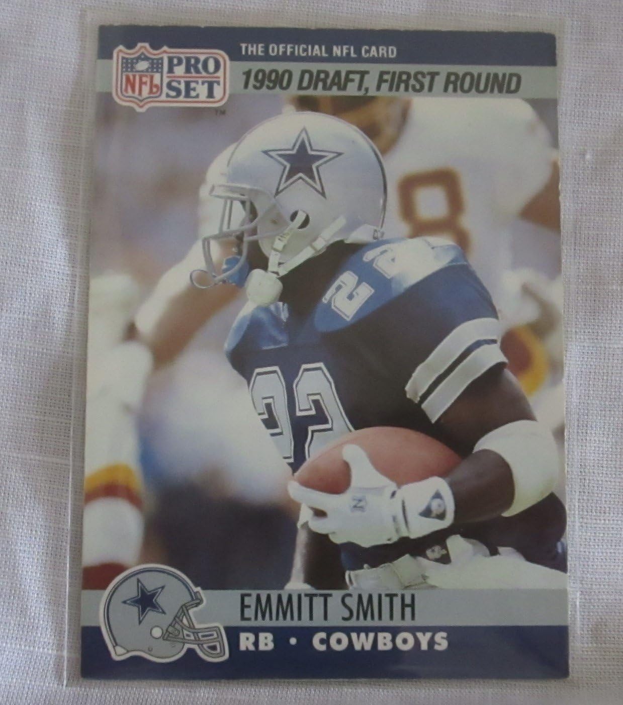 EMMITT SMITH ROOKIE CARD COLLECTIBLE TRADING CARD 1990 PRO SET 685