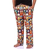 Garfield Comic Men's Odie Paneled Print Sleep Pajama Pants For Adults