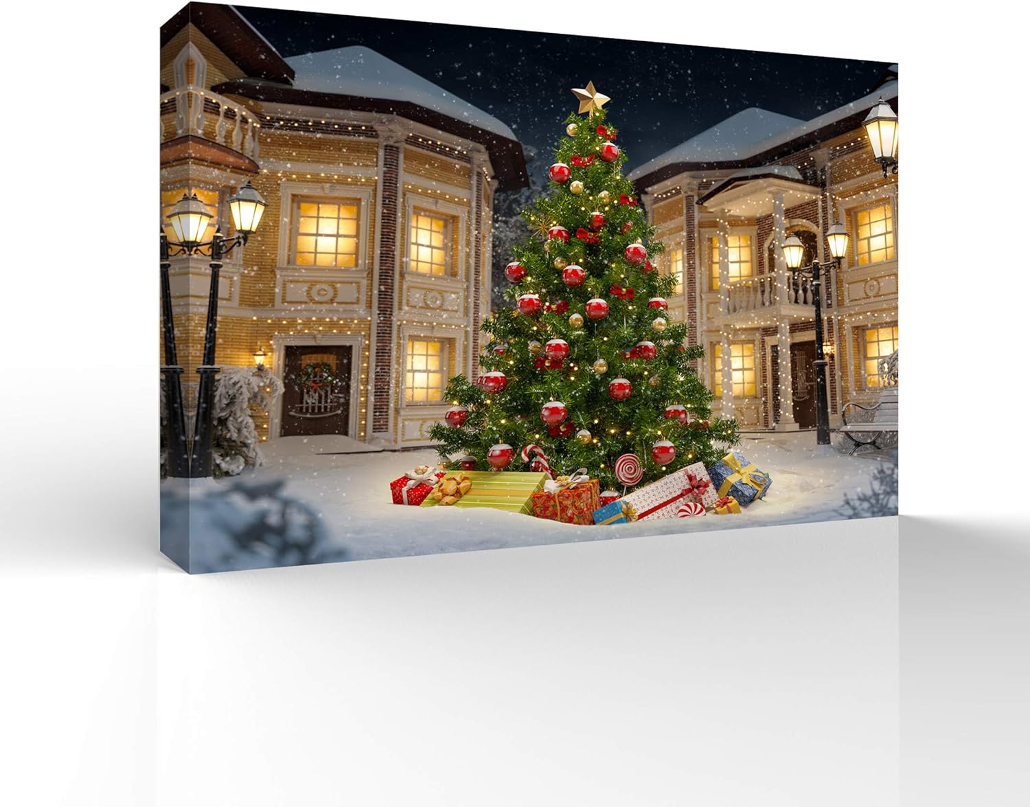 Amazon.com: wall26 Canvas Wall Art Merry Christmas Pictures Home Wall