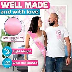 V TOWER Pink Baby Shower Mom to Be Sash Baby Shower