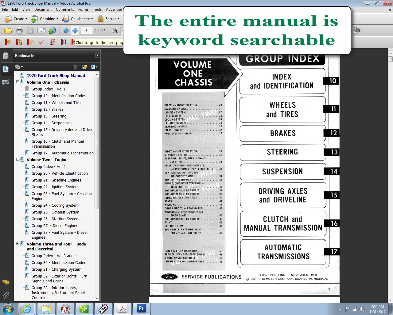 1970 Ford Truck Shop Manual: Ford Motor Company, David E. LeBlanc:  9781603710787: Amazon.com: Books