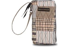 Bella Taylor Cell Phone Wristlet Wallet for Women with Smartphone Pocket and RFID Protection