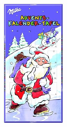 Milka Adventskalender Tafel 3er Pack 3 X 100 G Amazon De