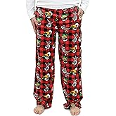 Handcraft Mens Pajama Pants for Men, Mens Lounge Pants, Gifts for Men, Looney Tunes Men's Pajama Bottoms, Small Red Buffalo