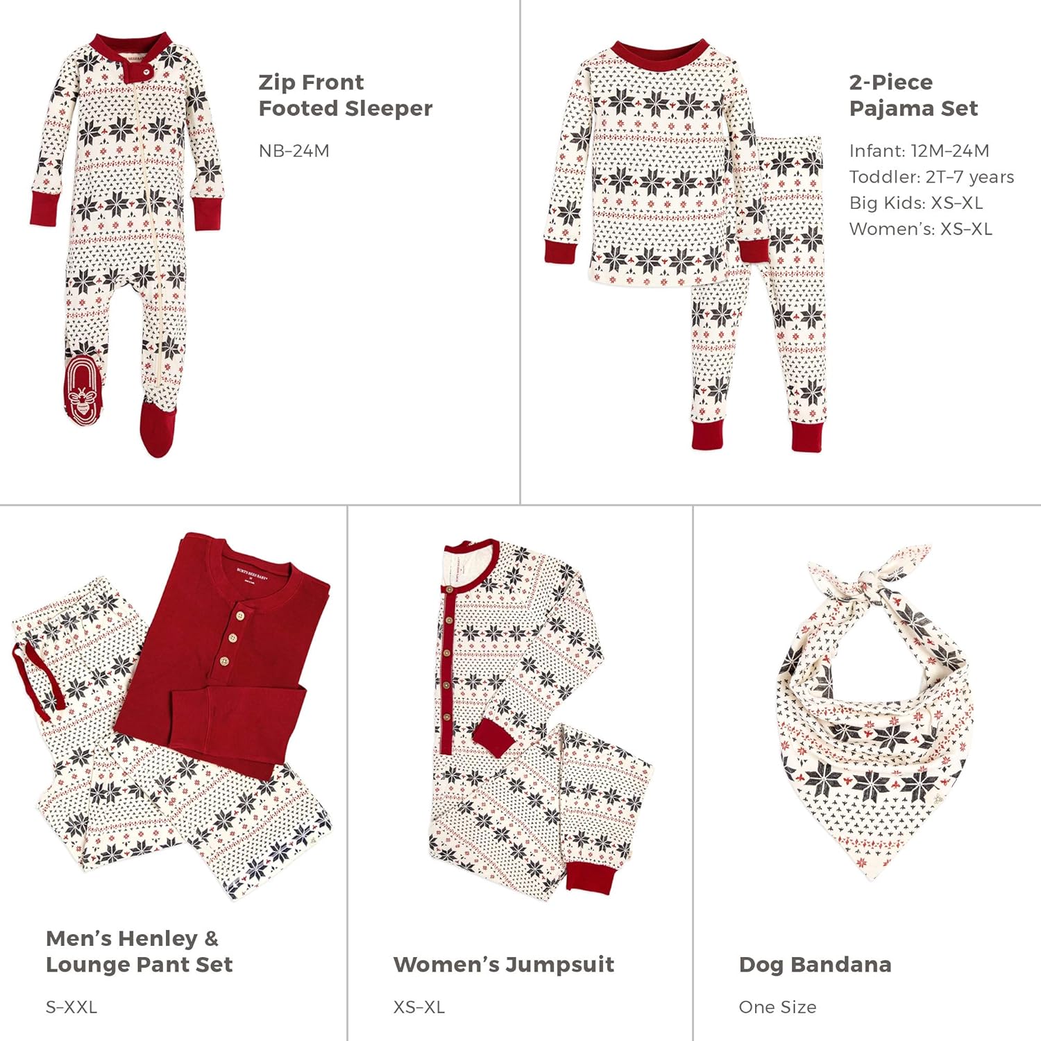 burt's bees matching jammies