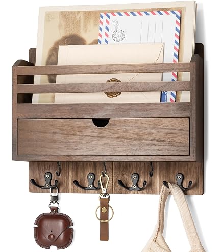 Porte-courrier et porte-clés - organisateur de courrier - moderne/acier Porte-courrier et porte-clés - organisateur de courrier - moderne/acier