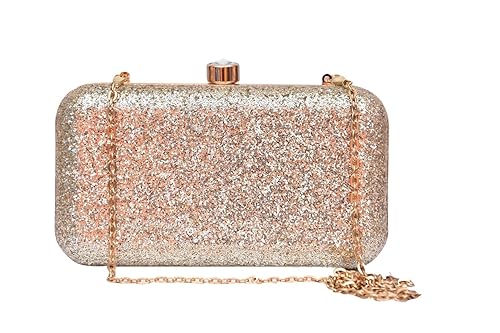 Party Edit Clutch For Women - Born Golden