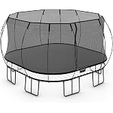 Springfree Trampoline Springless Round Backyard Trampoline with Enclosure for Kids - 11ft or 13ft Sizes &amp; Optional Add-On Attachments &amp; Accessories