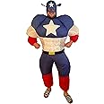 Halloween Inflatable Captain America Superhero Adult Costume