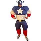 Marvel Captain America Adult Costume Clothing, Shoes