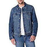 Amazon Essentials Men's Low Stretch Regular-Fit Denim Jacket