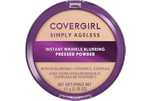 Covergirl Simply Ageless Instant Wrinkle Blurring Pressed Powder, Fair Ivory, 0.39 Ounce
