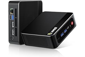 Beelink Mini PC Ryzen 7 5800H (8C/16T, Turbo 4.4GHz), 32GB DDR4 RAM 1TB PCIe3.0 SSD Mini Desktop Computers, SER5 PRO Support 4K@60Hz Triple Display/WiFi 6/BT5.2/DP+HDMI+USB-C/USB3.2/RJ45 LAN