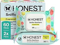 The Honest Company Plant-Based Snot Removing Wipes, Soothing Nose with Aloe, Hypoallergenic for Sensitive Skin, EWG Verified 