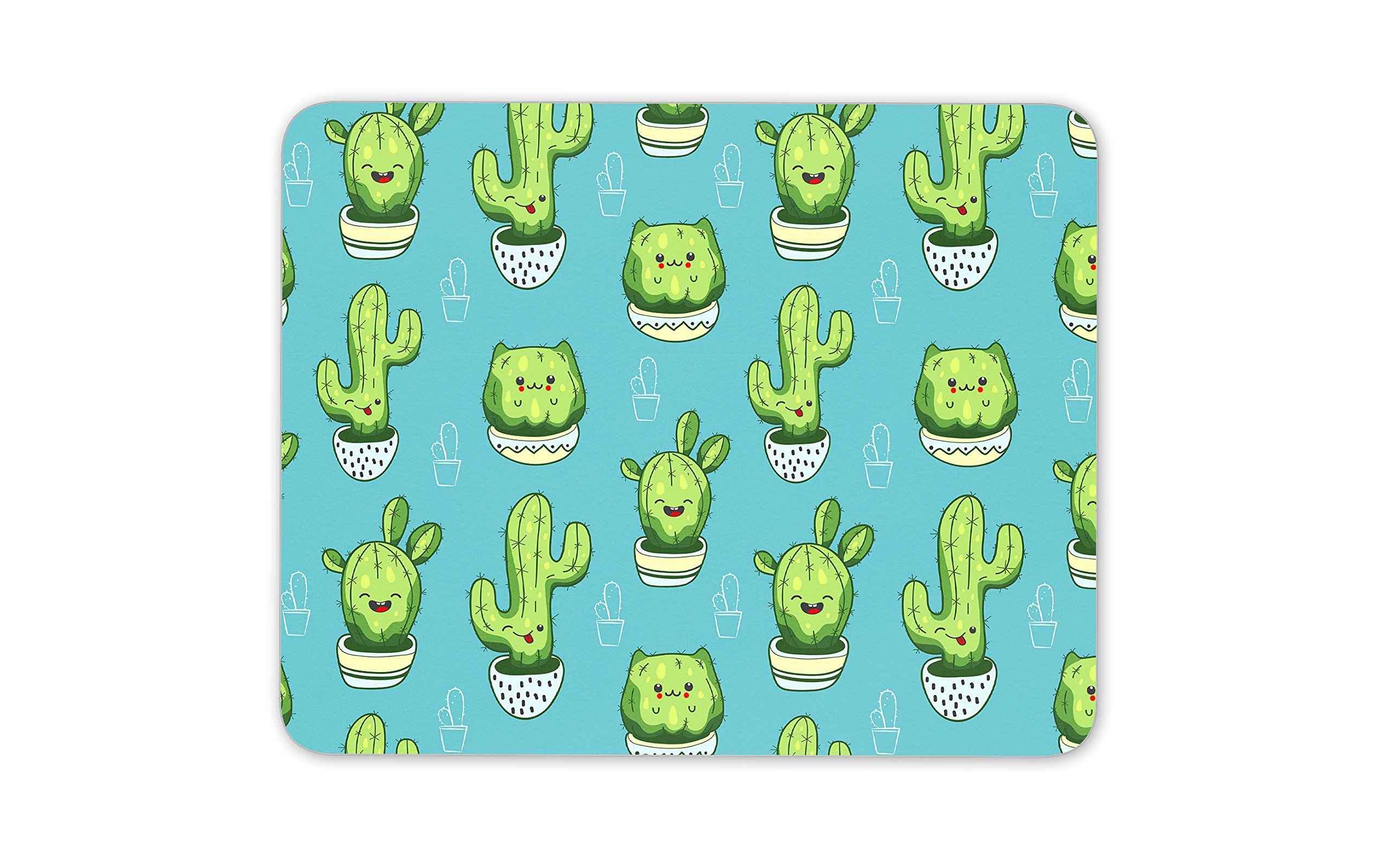 Destination Vinyl Ltd Cheeky Cactus Mouse Mat Pad - Funny Cute Plants For Computer, Laptop, Office, Non Slip Mat, Table & Desk Protector, Office Desk Accessories, Gaming Mouse Mat #8351