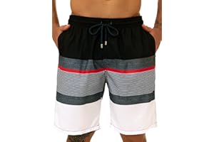 KAILUA SURF Big and Tall Mens Swim Trunks, 9" Mens Designer Bathing Suit Boardshorts