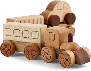 trenecitos de madera