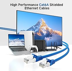 Cable Matters 10Gbps 5-Pack Snagless Short Shielded
