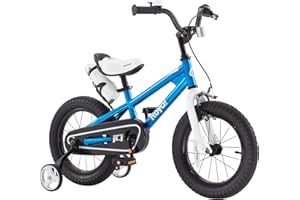 RoyalBaby Kids Bike Freestyle Classic & EZ Balance Pedal Switchable Bicycle, 12 14 16 18 Inch, 3-10 Years Toddler to Big Kids