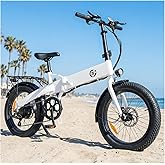 Folding Electric Bike Adults 20“ Electric Bicycle 20x3.0" Fat Tires Mountain Dirt Electric Bike 1200W 1500W 2000W Peak Brushl