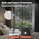 HNNHOME D-Shape EPDM Draft Excluder Self-Adhesive Window Door Seal 9x6mm 10M view 5