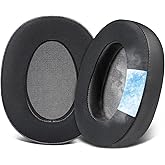 SOULWIT Cooling Gel Replacement Earpads Cushions for Sony WH-H900N (h.Ear on 2) & MDR 100ABN (h.Ear on) Noise Canceling Over-Ear Headphones, Ear Pads with Noise Isolation Foam - Black