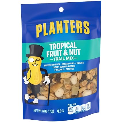 Planters trail Mix Fruit&nut 6oz (029000078802)