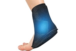 Koonie Ankle Ice Pack Wrap for Swelling, Plantar Fasciitis, Planters Facetious Relief, Reusable Ankle Brace Ice Pack, Cold Therapy Sock Compression for Achilles Tendonitis, Sore Feet, Foot & Heel