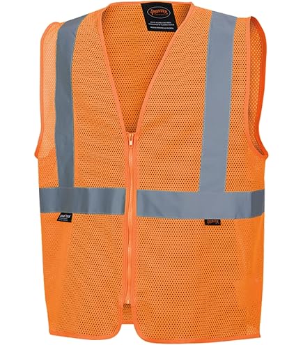 Amazon.com: Pioneer Hi Vis Mesh Safety Vest - for Traffic & Public