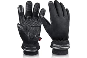 OZERO Winter Gloves Waterproof Thermal, Touchscreen Thick Glove for Men Women in Canada Cold Snap