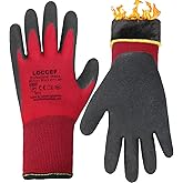 LOCCEF 2 Pairs Winter Work Gloves for Men and Women, Freezer Gloves for Work Below Zero, Thermal Insulated, Super Grip