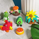 iFergoo Air Dry Clay 60 Colors Kids DIY Modeling Kit with Tools view 8