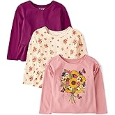 The Children's Place Baby-Girls and Toddler Assorted Long Sleeve Knit Shirts