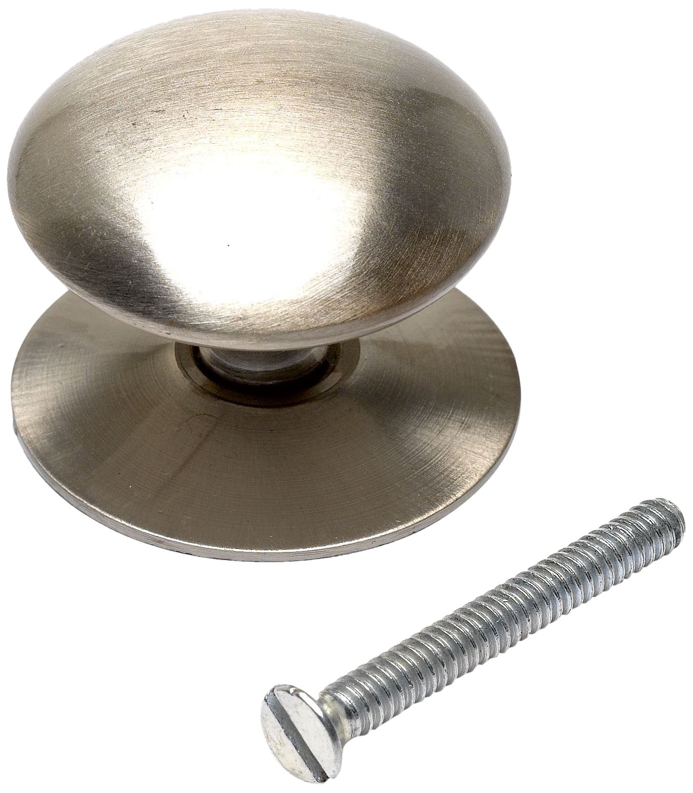 Merriway® BH01102 Satin Chrome Victorian Style Cabinet Cupboard Door Knob, 38 mm (1.1/2 inch)