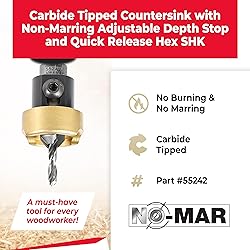 Amana Tool 82 Degree Countersink with Drill Bit