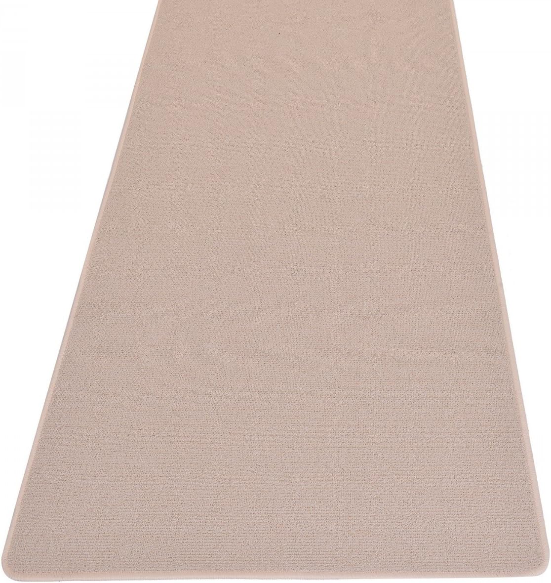 havatex Loop Pile Rug Torronto Runner Pollutant Tested & Easy to Care | Antistatic Robust & Durable | for Hallway Living Room Bedroom, Colour:Cream, Size:80 x 250 cm