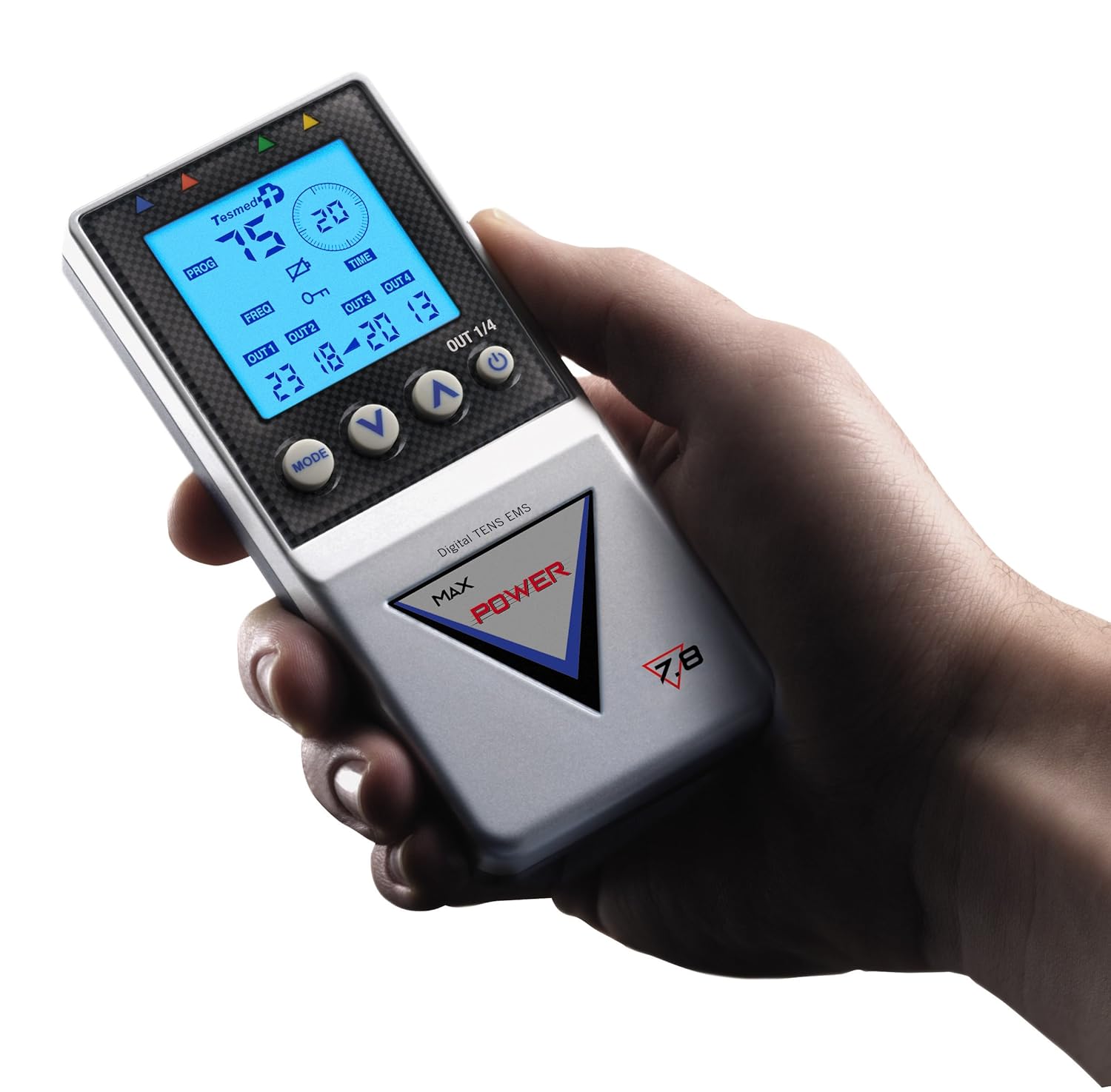 Tesmed Max  POWER electroestimulador muscular tipos de tratamientos abdominales aumento muscular