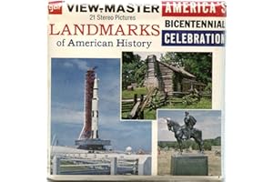 3DSTEREO VIEWMASTER Classic ViewMaster - Landmarks of American History - History - ViewMaster Reels 3D - Unsold store stock - never opened