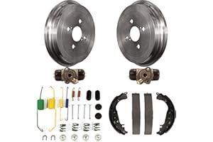 Transit Auto - Rear Brake Drum Shoes Spring And Cylinders Kit (6Pc) For Toyota Yaris K8N-100510