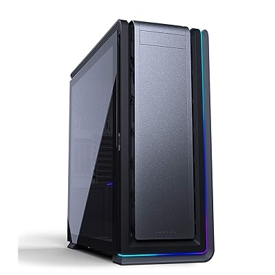 Phanteks Enthoo 719 (PH-ES719LTG_DAG01) High Performance Full Tower Case &ndash; Tempered Glass, Aluminum Panels, Dual System/PSU Support, Massive Storage, Fan Hub, Digital-RGB Lighting, Anthracite Grey