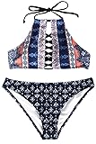 CUPSHE Lost in The Moment Print Bikini Set Beach