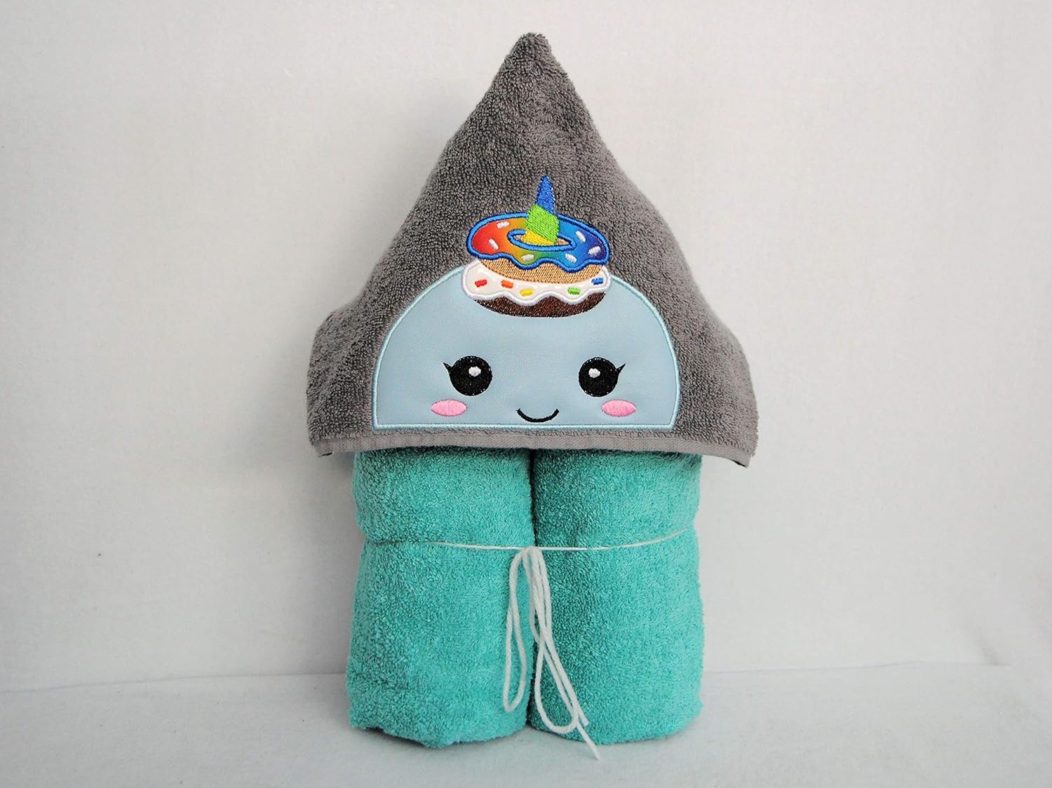 narwhal hooded towel